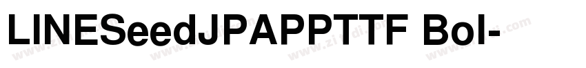 LINESeedJPAPPTTF Bol字体转换
